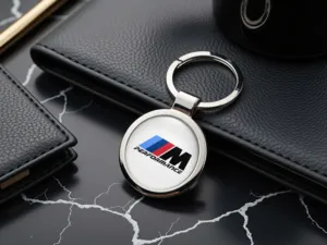 BMW Portachiavi Moto Costruzione Stile Acciaio